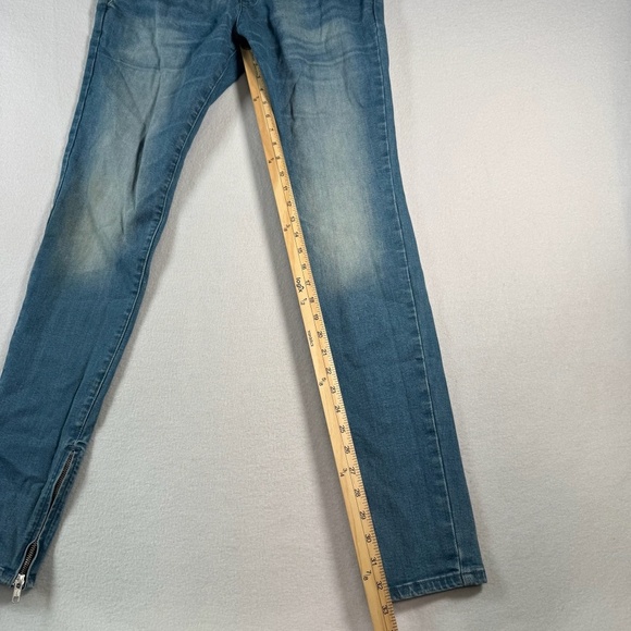 Pacsun Jeans Mens Medium Blue Active Stretch Skinny Mid Rise - Picture 8 of 14